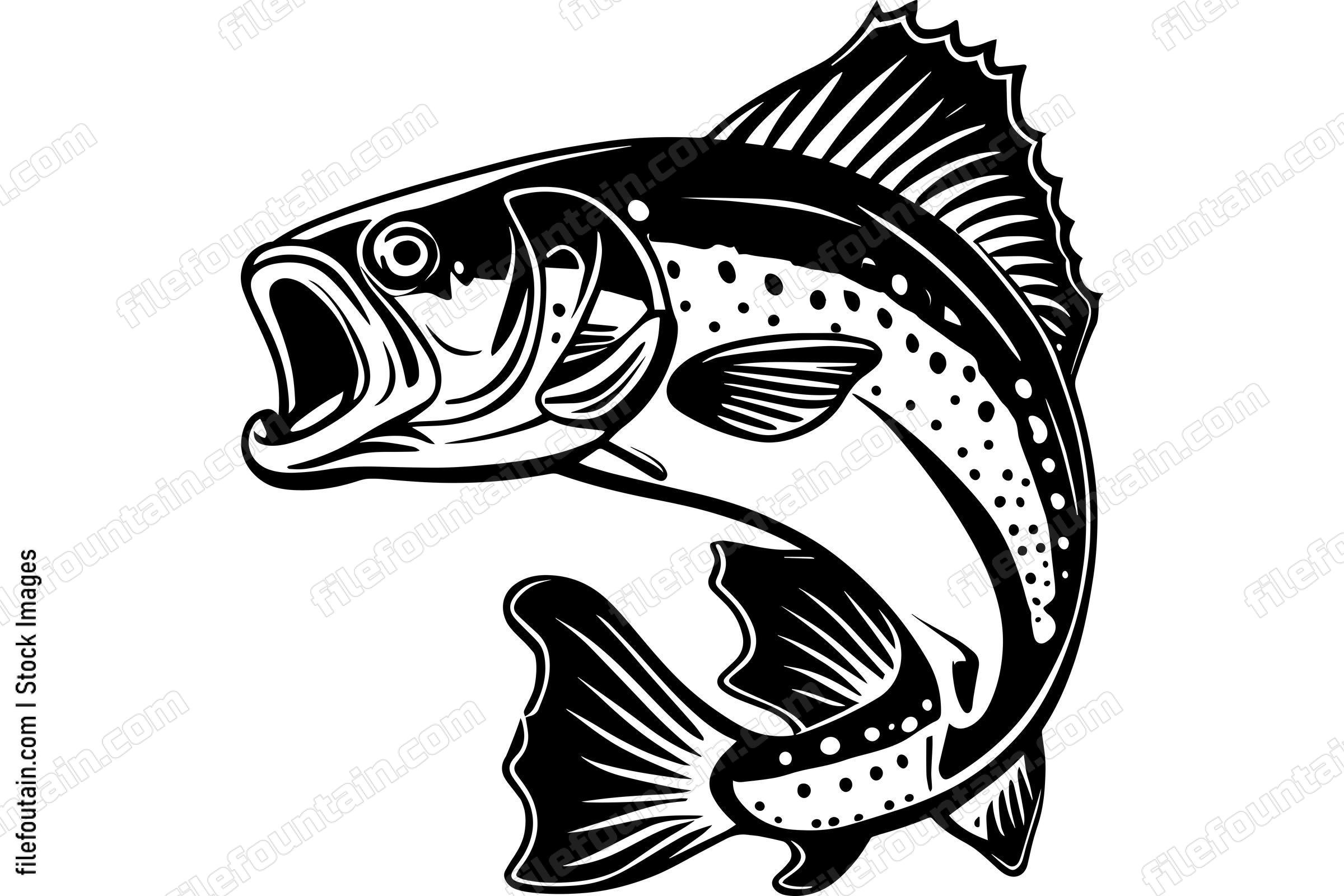 Bass Fish Logo
