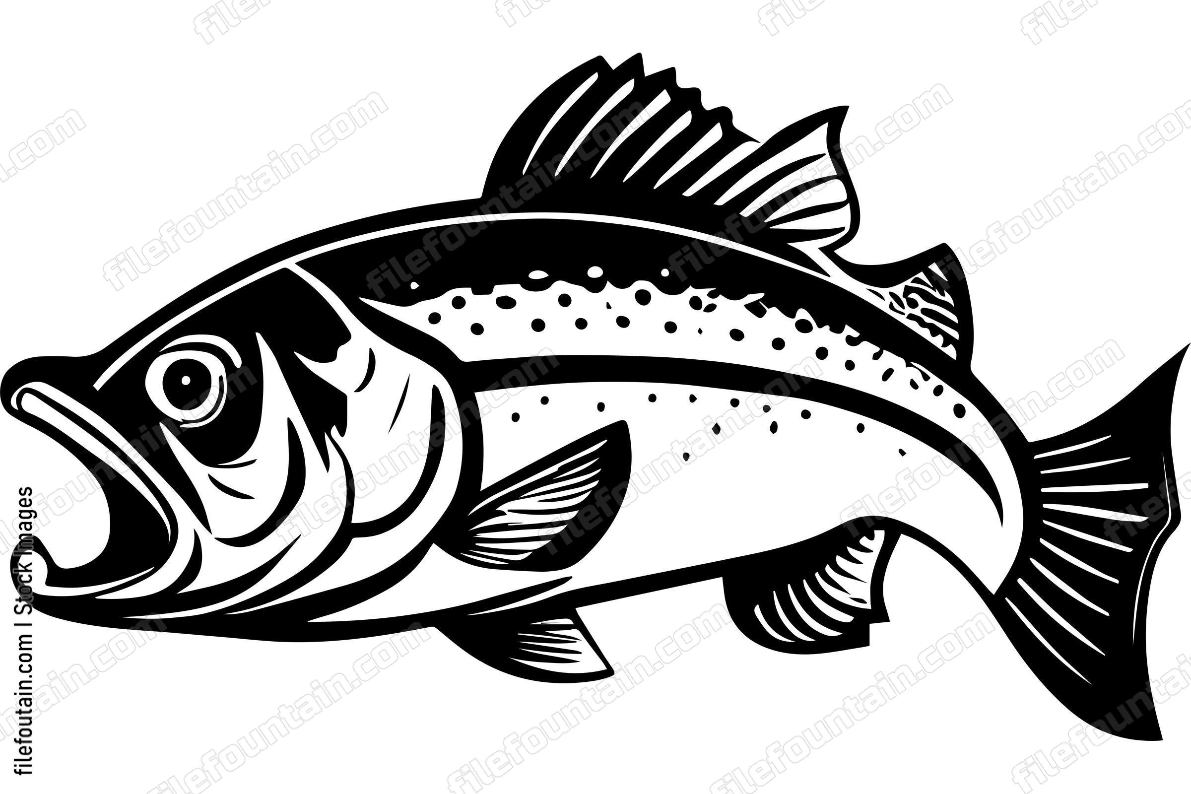 Bass Fish Logo