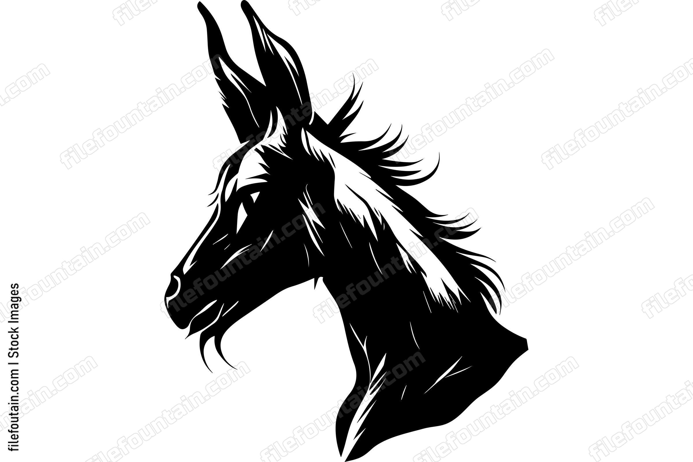 Donkey Mascot Logo