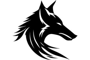 Wolf Monochrome Design