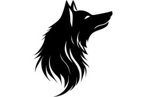 Wolf Monochrome Design