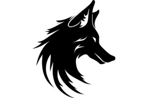 Wolf Monochrome Design