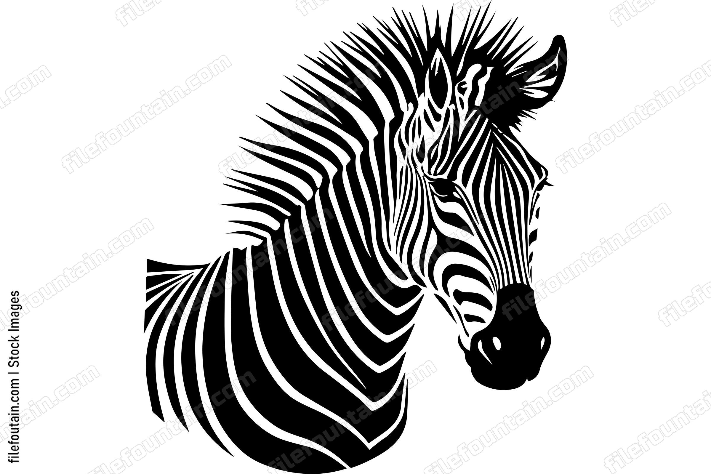 Zebra Mascot Logo