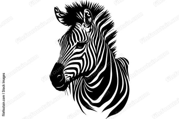 Zebra Mascot Logo