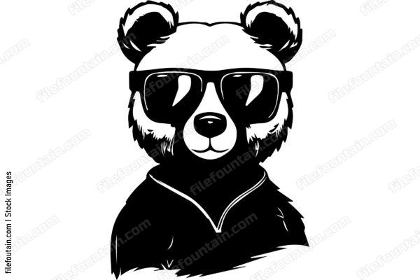 Bear Wearing Sunglasses