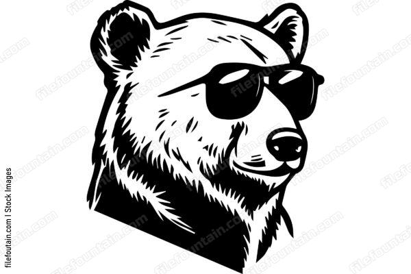 Bear Wearing Sunglasses