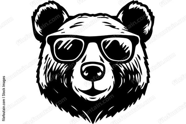 Bear Wearing Sunglasses