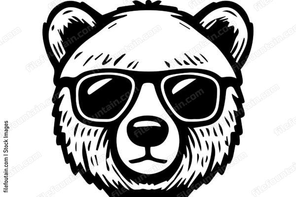 Bear Wearing Sunglasses
