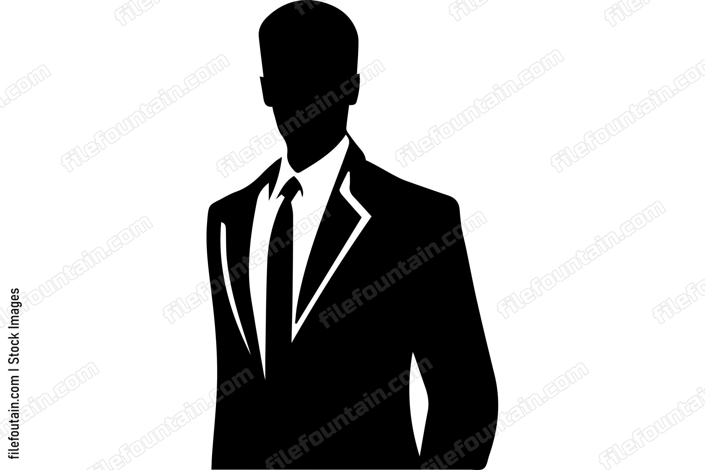 Man Wearing A Suit