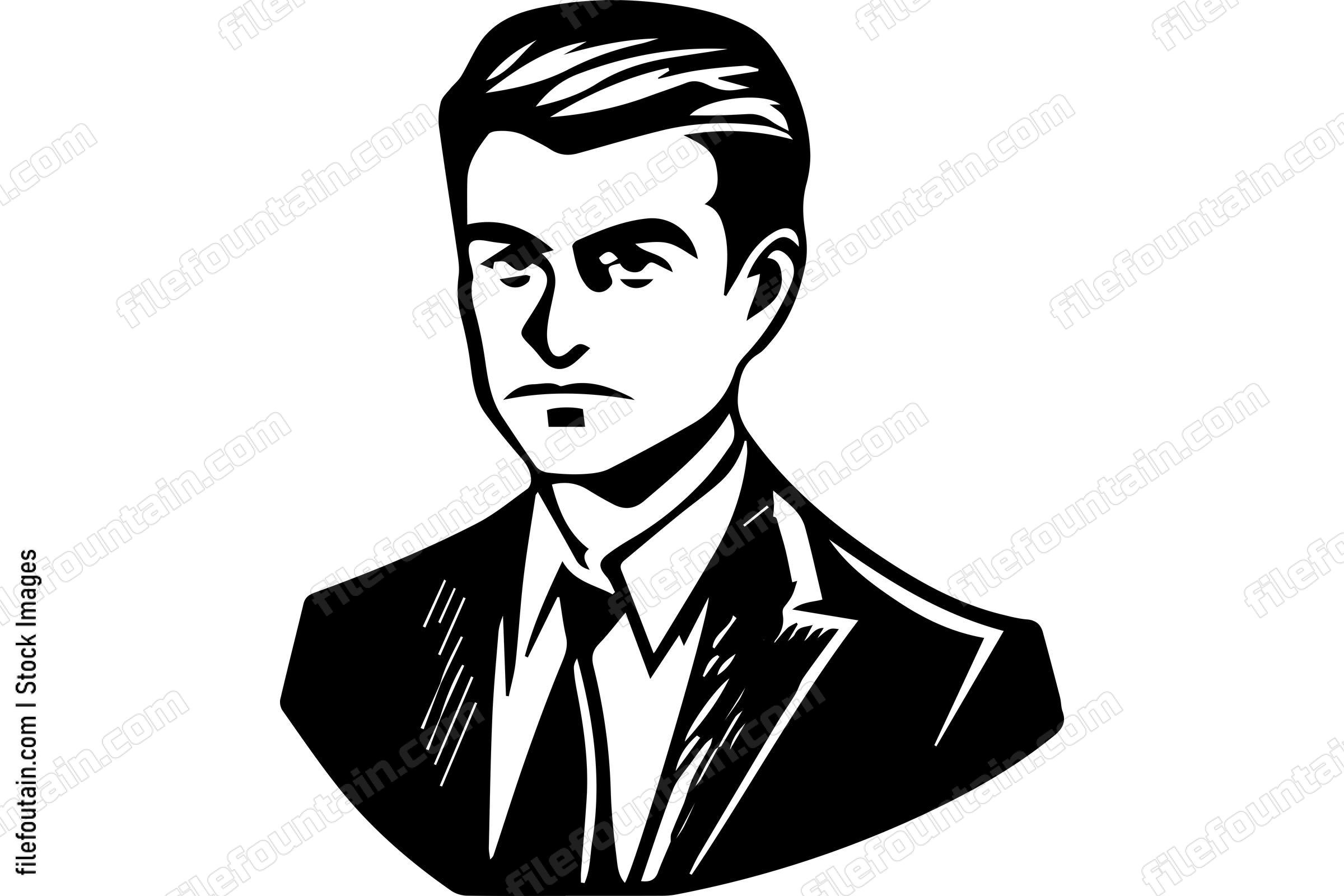 Man Wearing A Suit