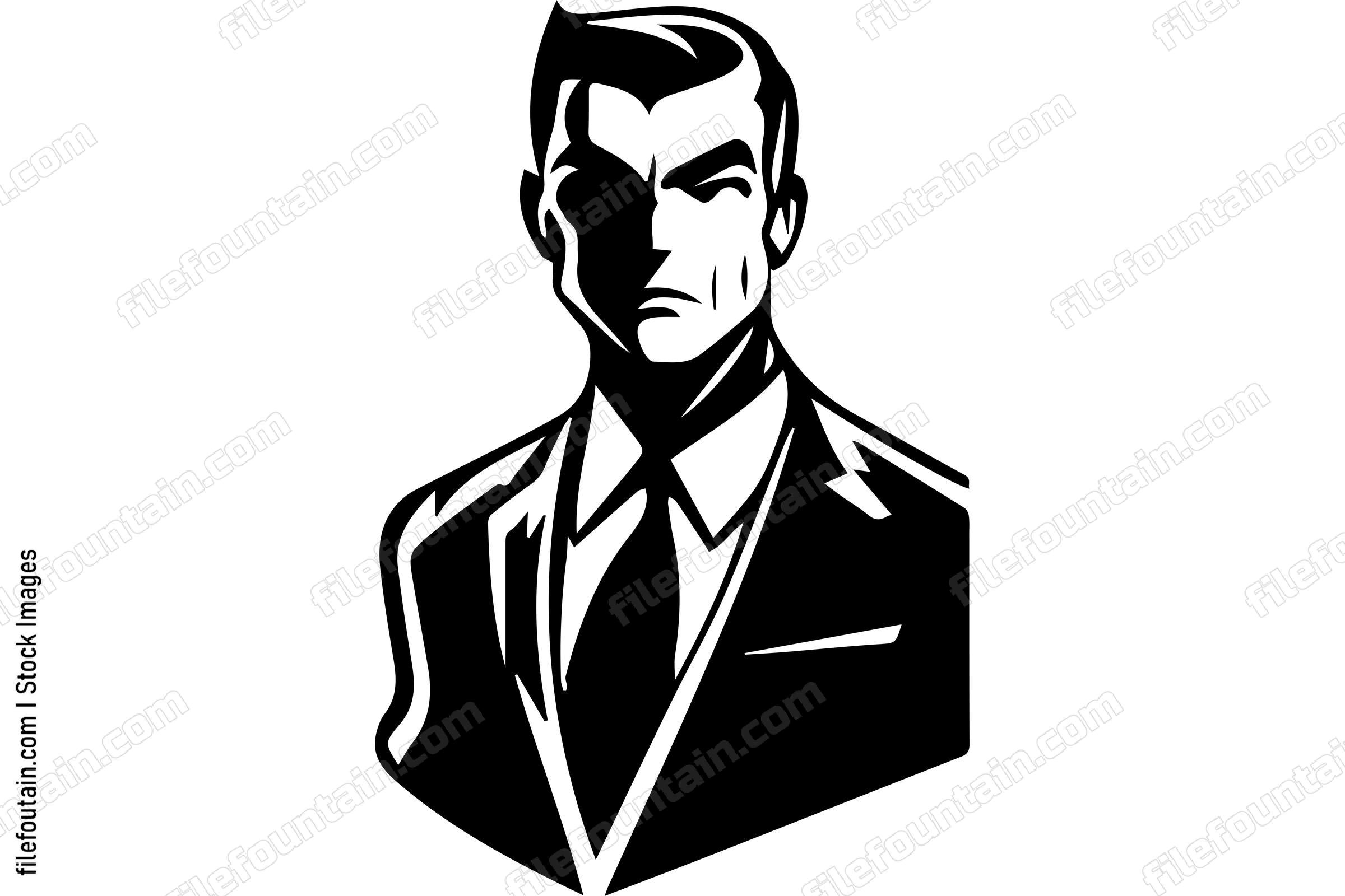 Man Wearing A Suit