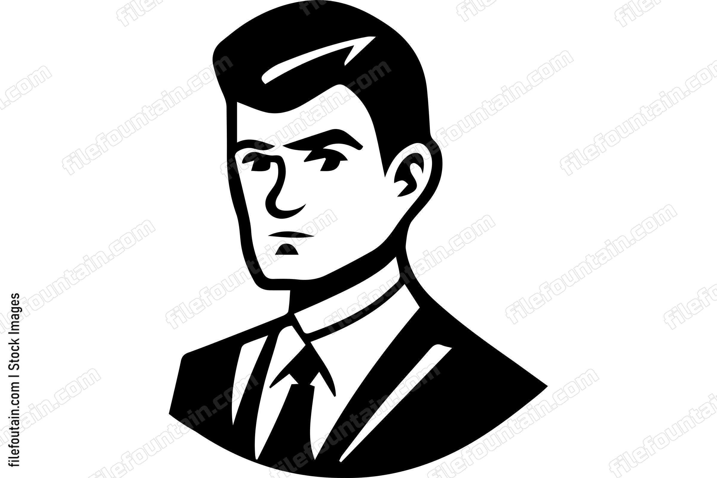 Man Wearing A Suit