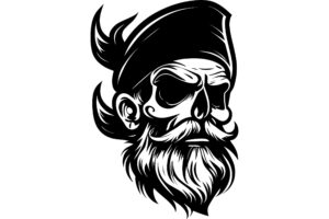 Undead Pirate Mascot Logo