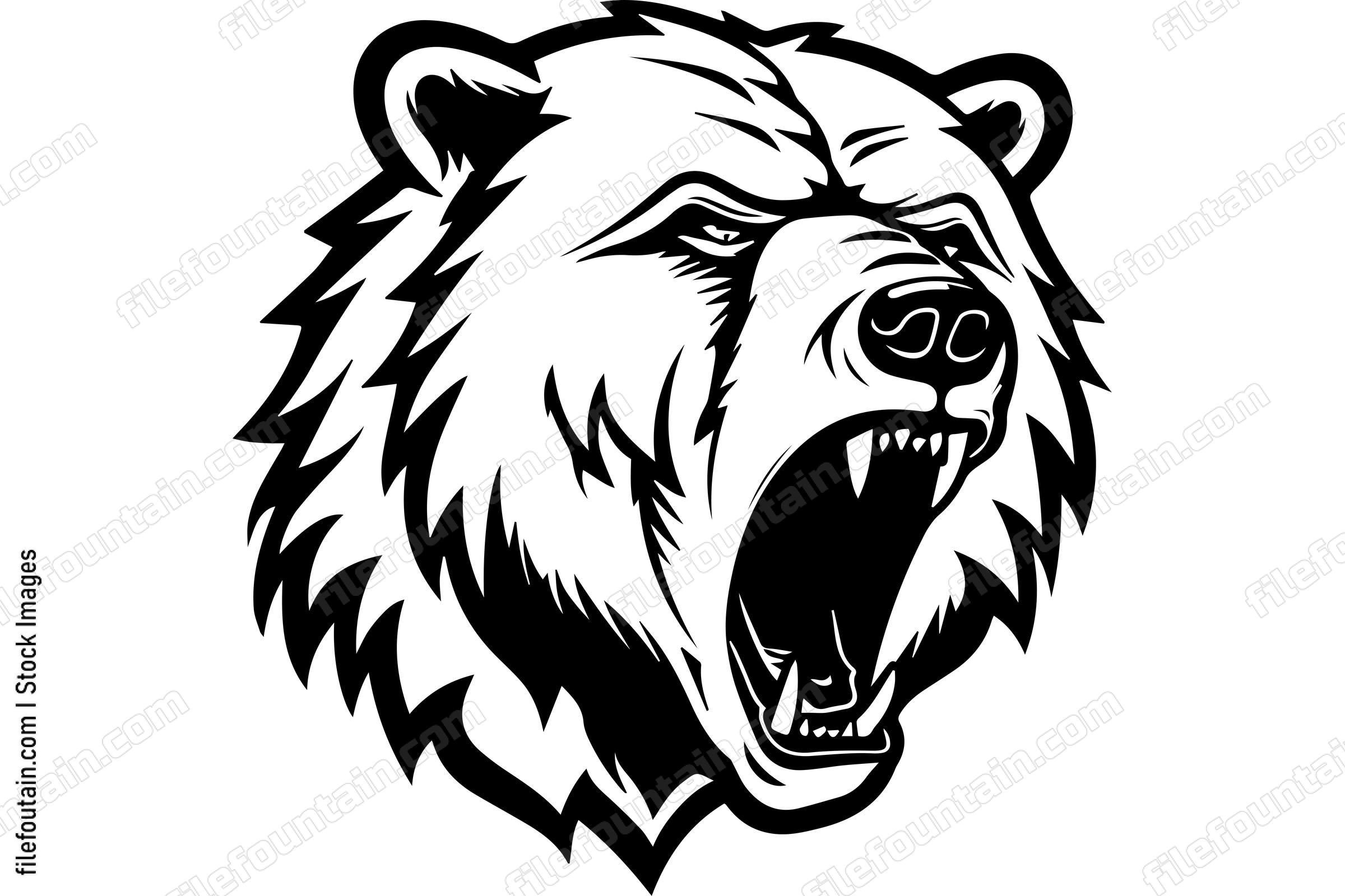 Angry Bear Roaring