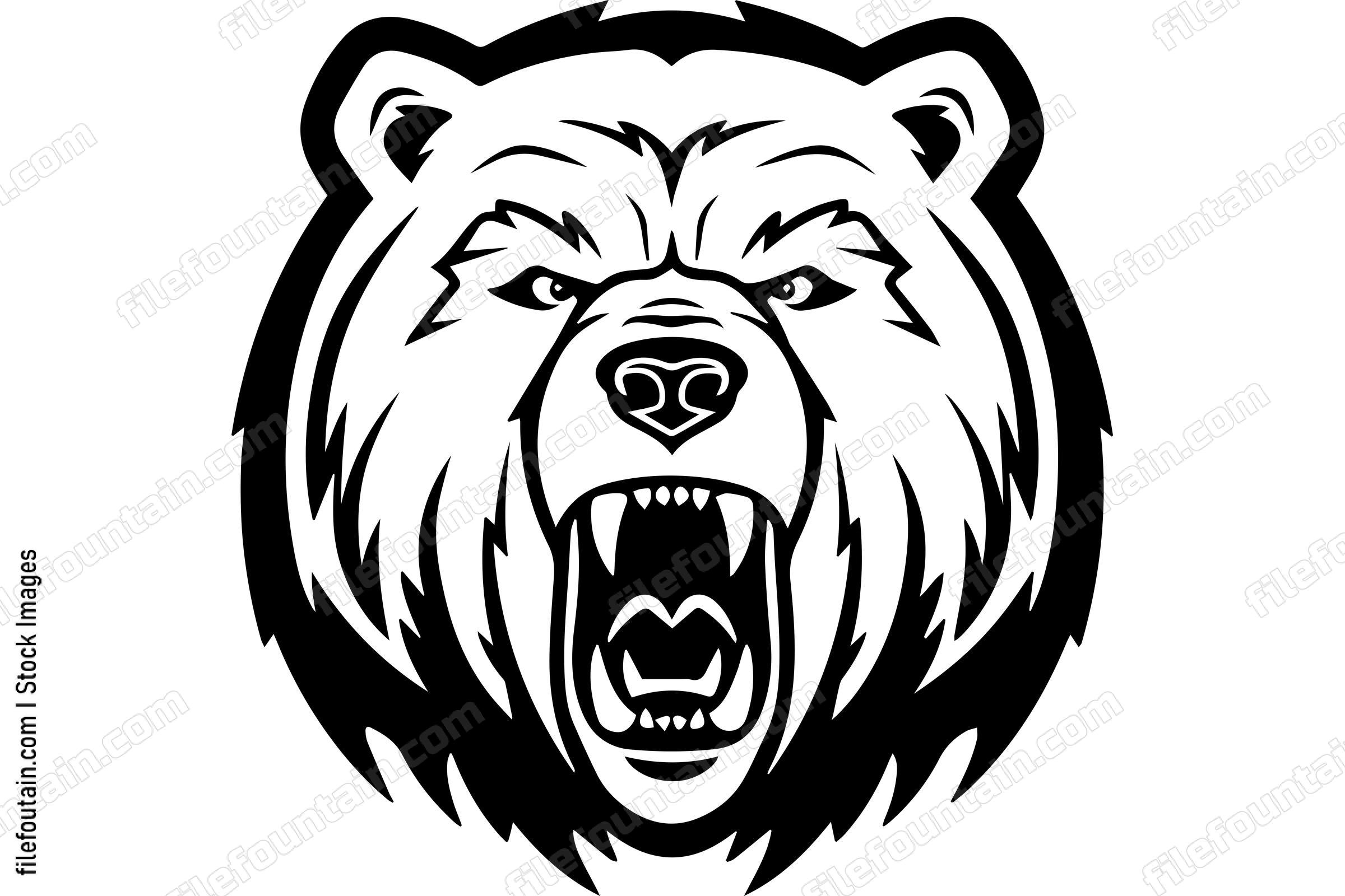 Angry Bear Roaring