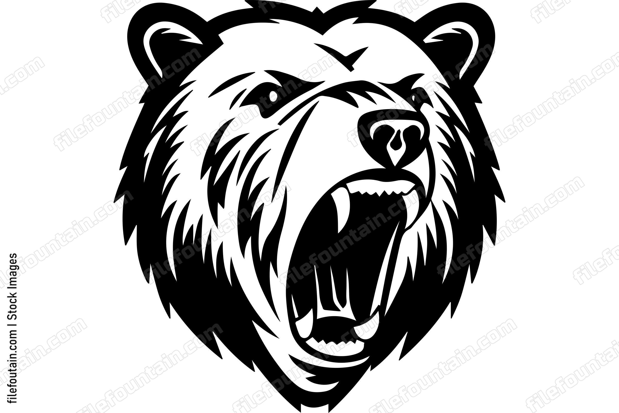 Angry Bear Roaring