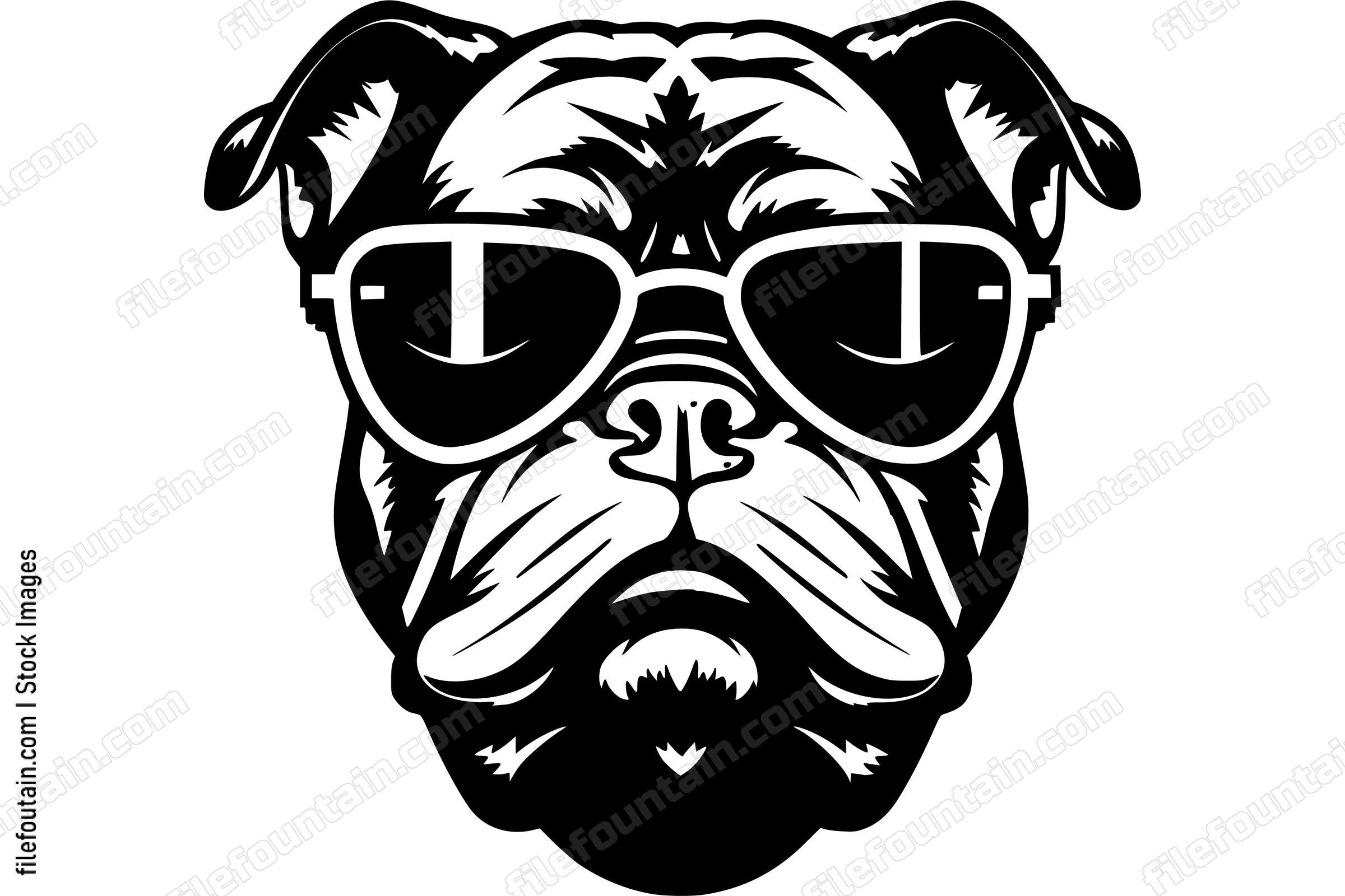 Bulldog With Sunglasses