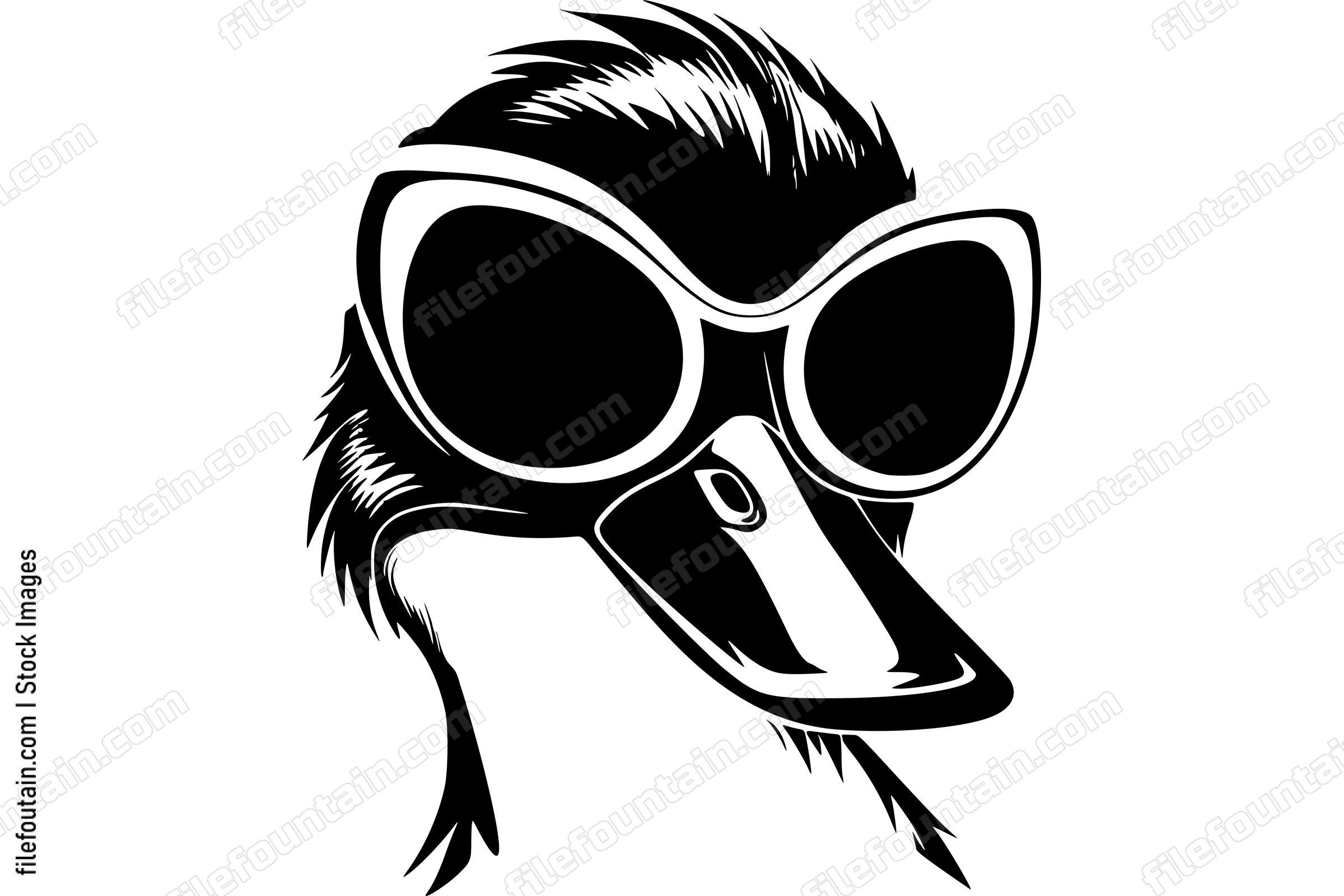 Duck With Sunglasses