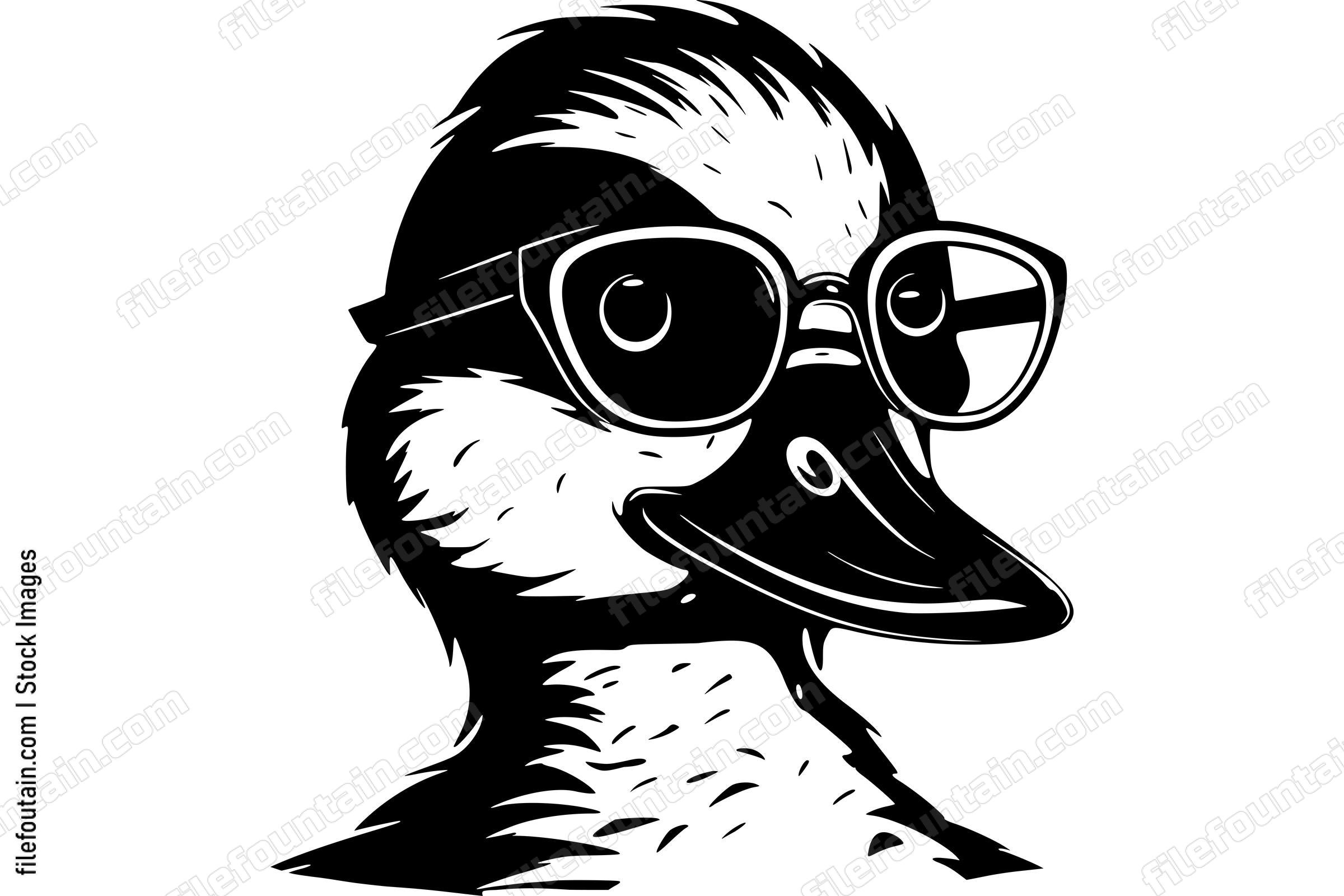Duck With Sunglasses