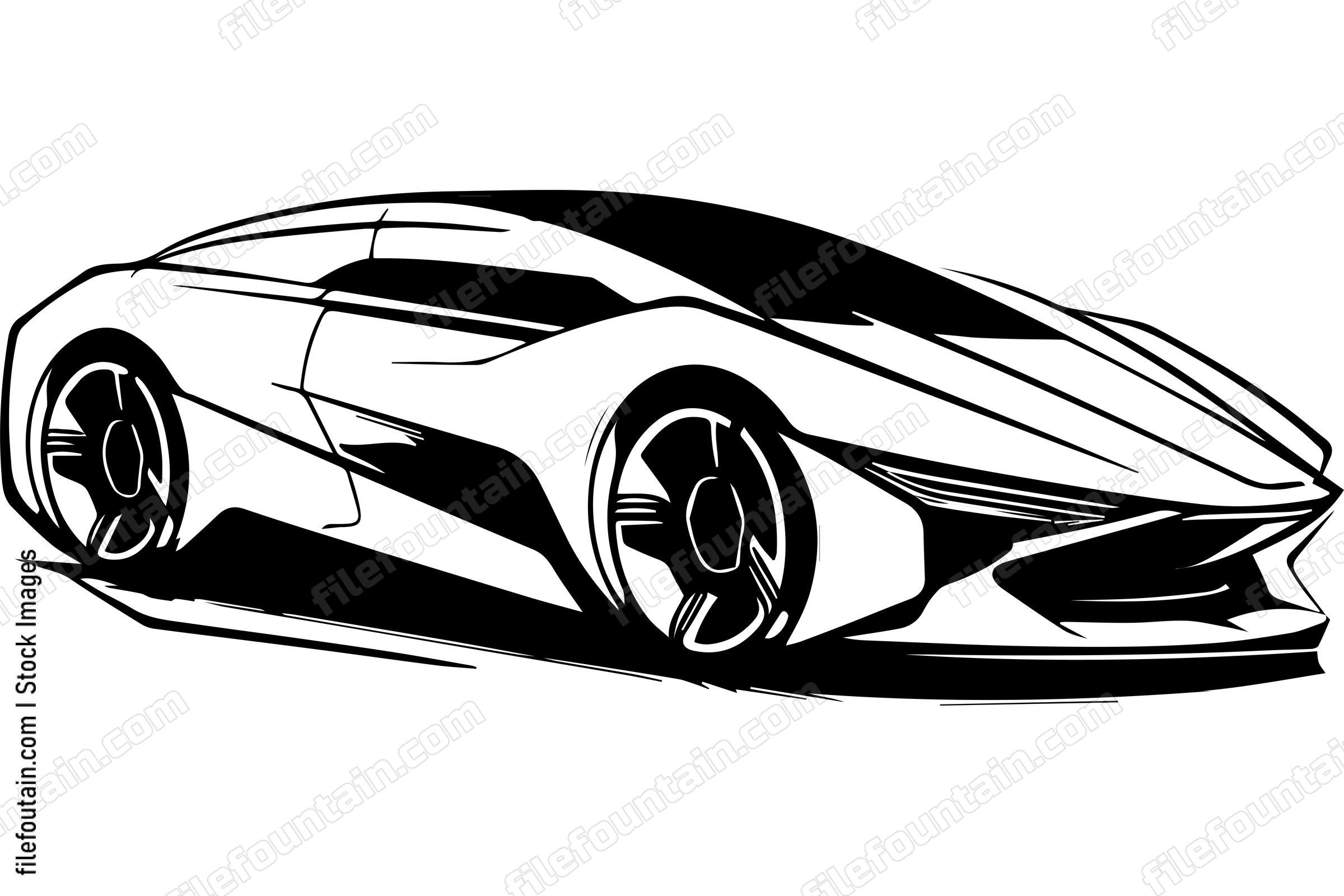 Electric Super Sports Car Logo Vector Design FileFountain electric-super-sports-car-logo-vector-design-filefountain