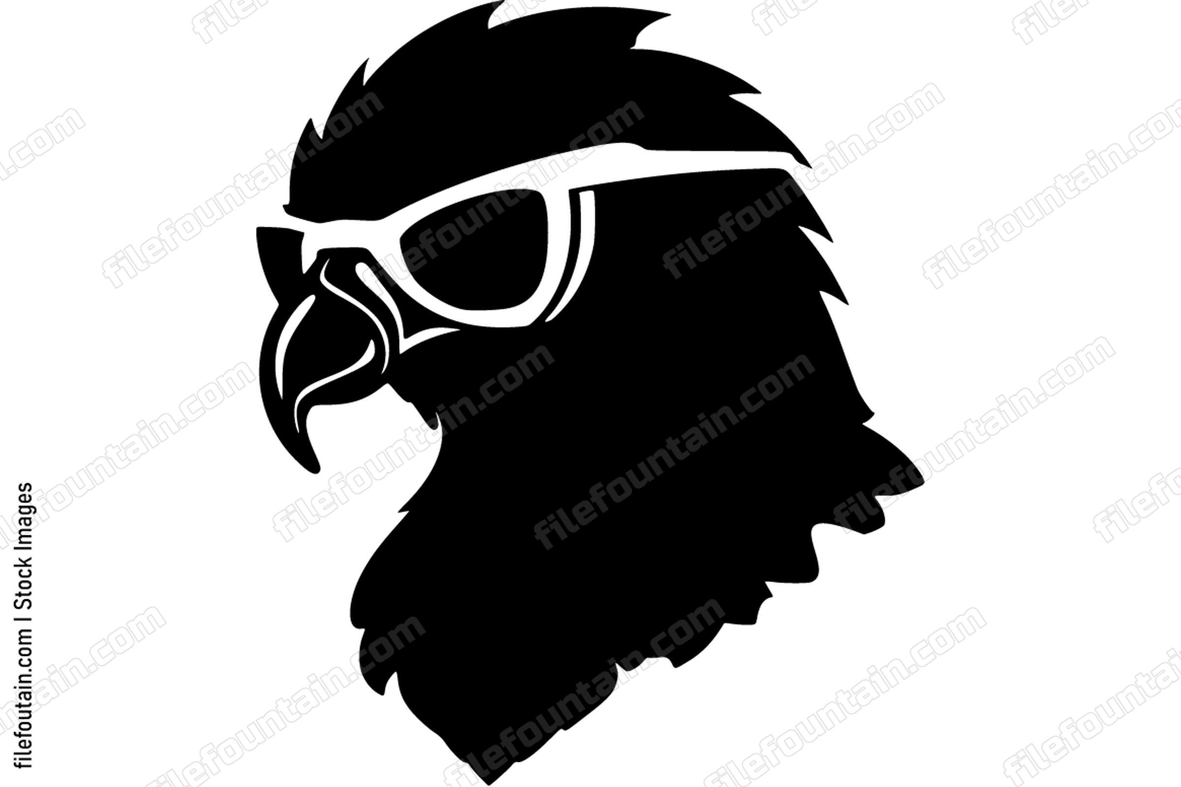 Falcon With Sunglasses