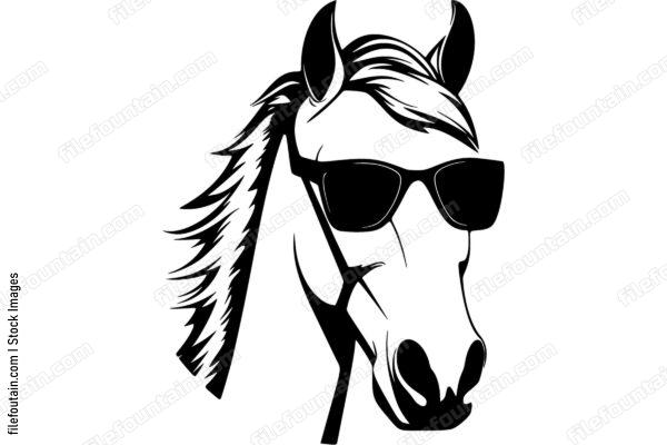 Horse With Sunglasses