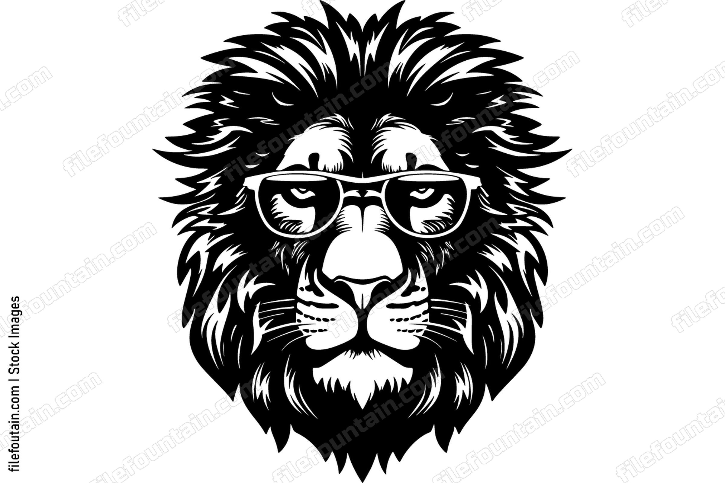 Lion With Sunglasses