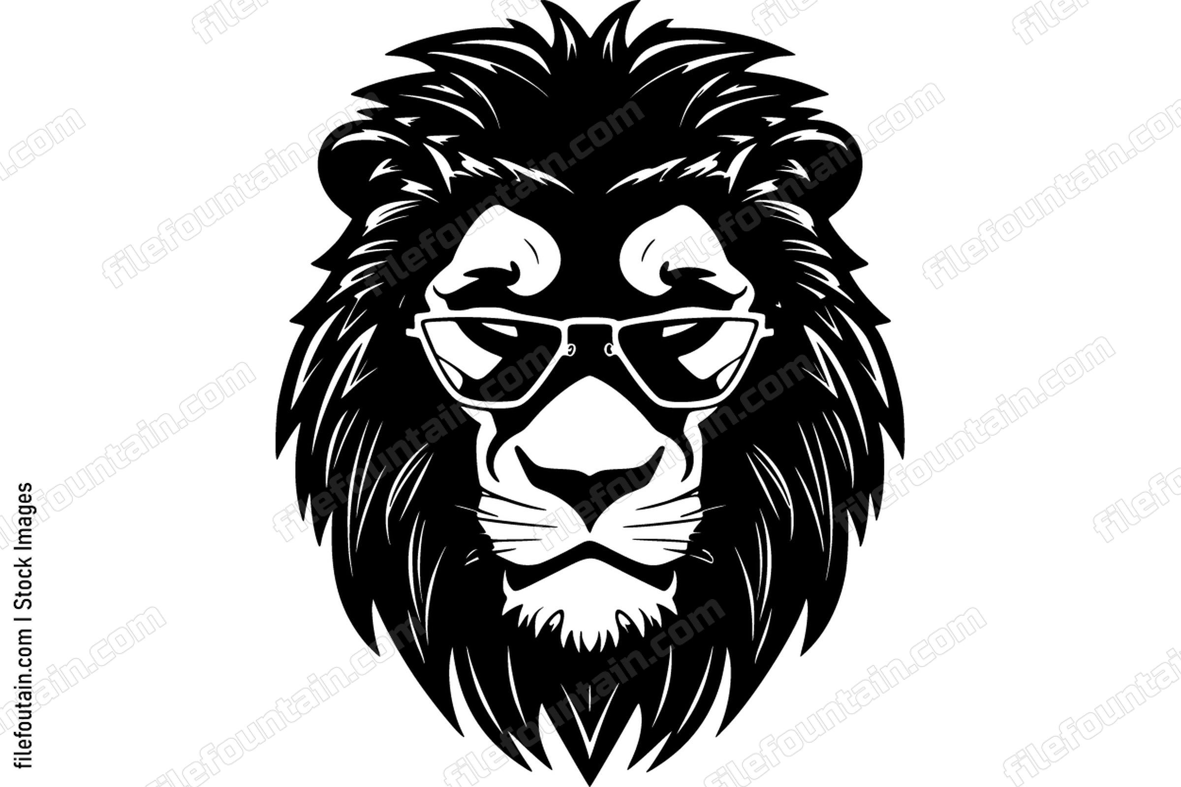 Lion With Sunglasses