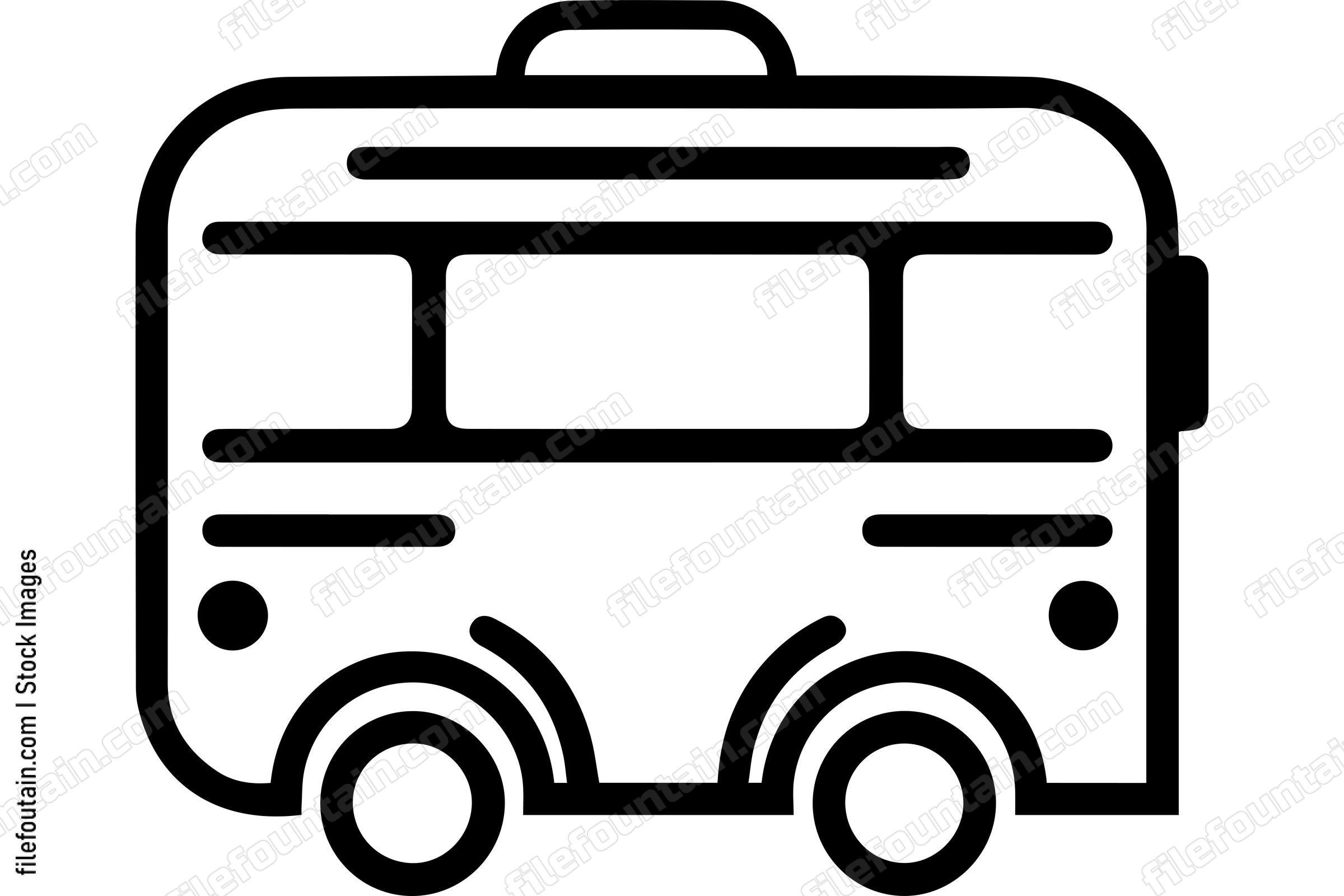 Minimalist Bus Icon
