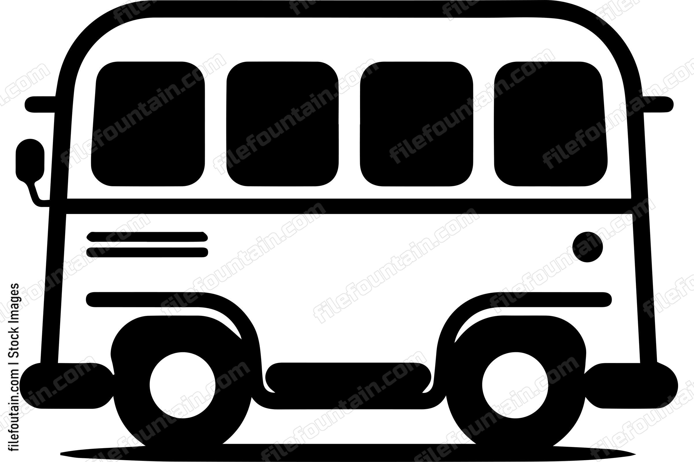 Minimalist Bus Icon