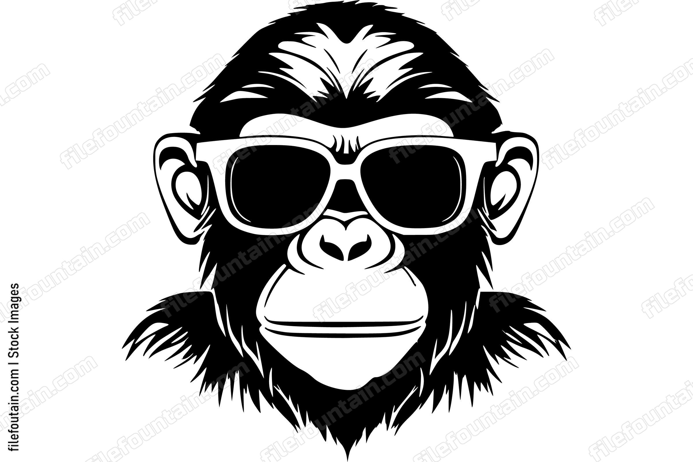 Monkey With Glasses