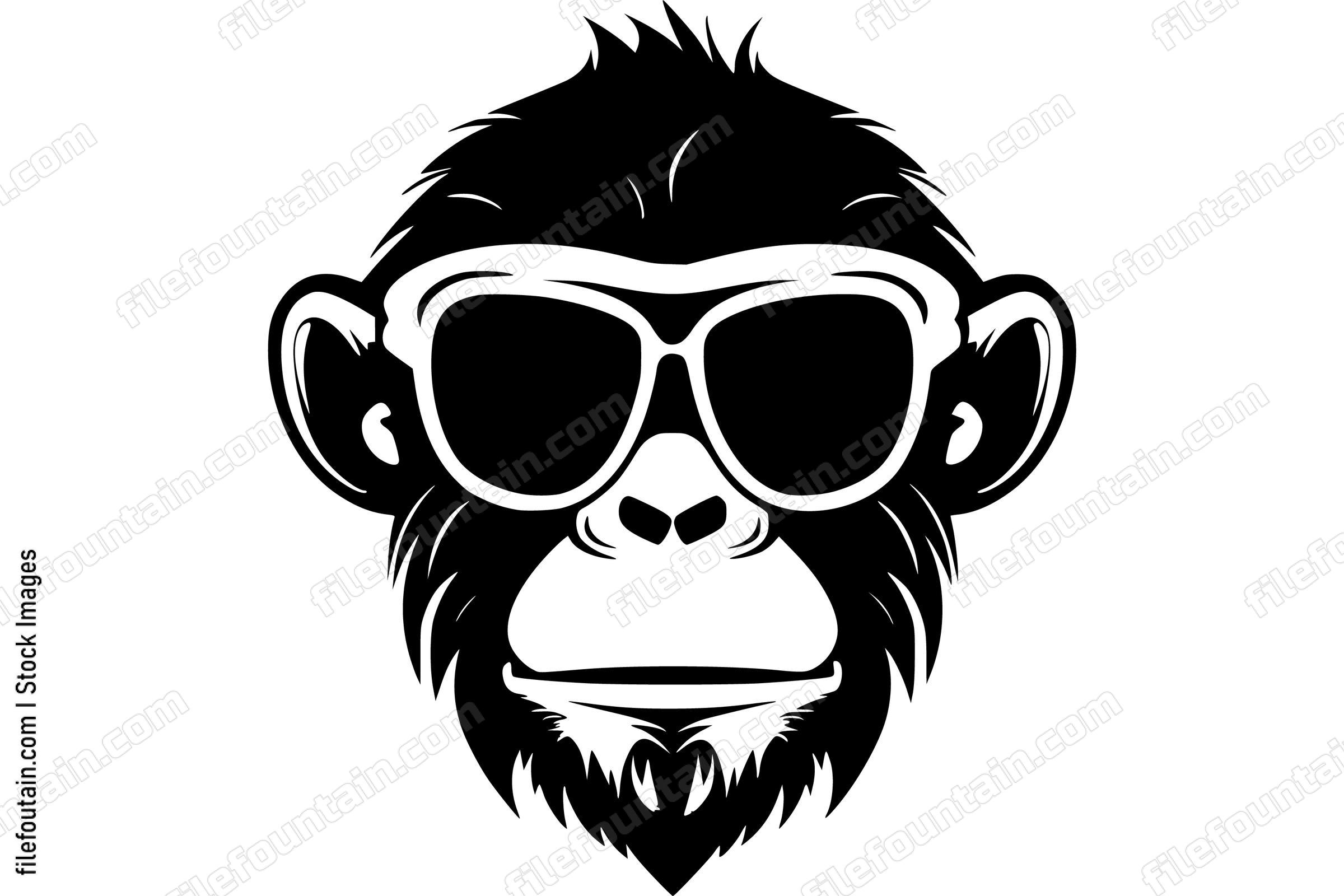 Monkey With Glasses