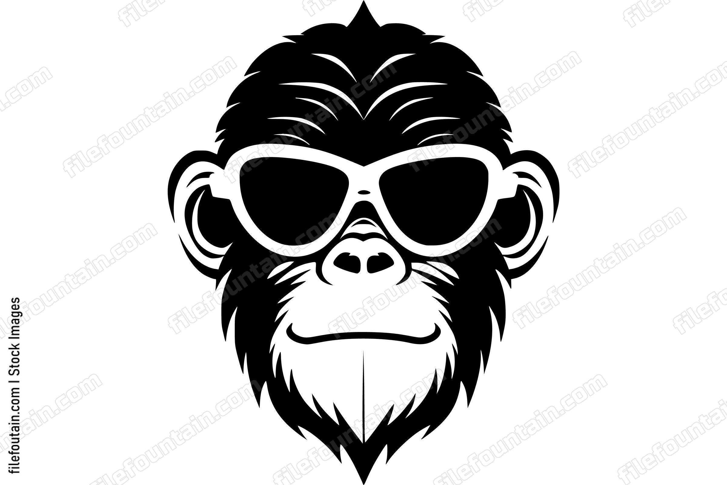 Monkey With Glasses