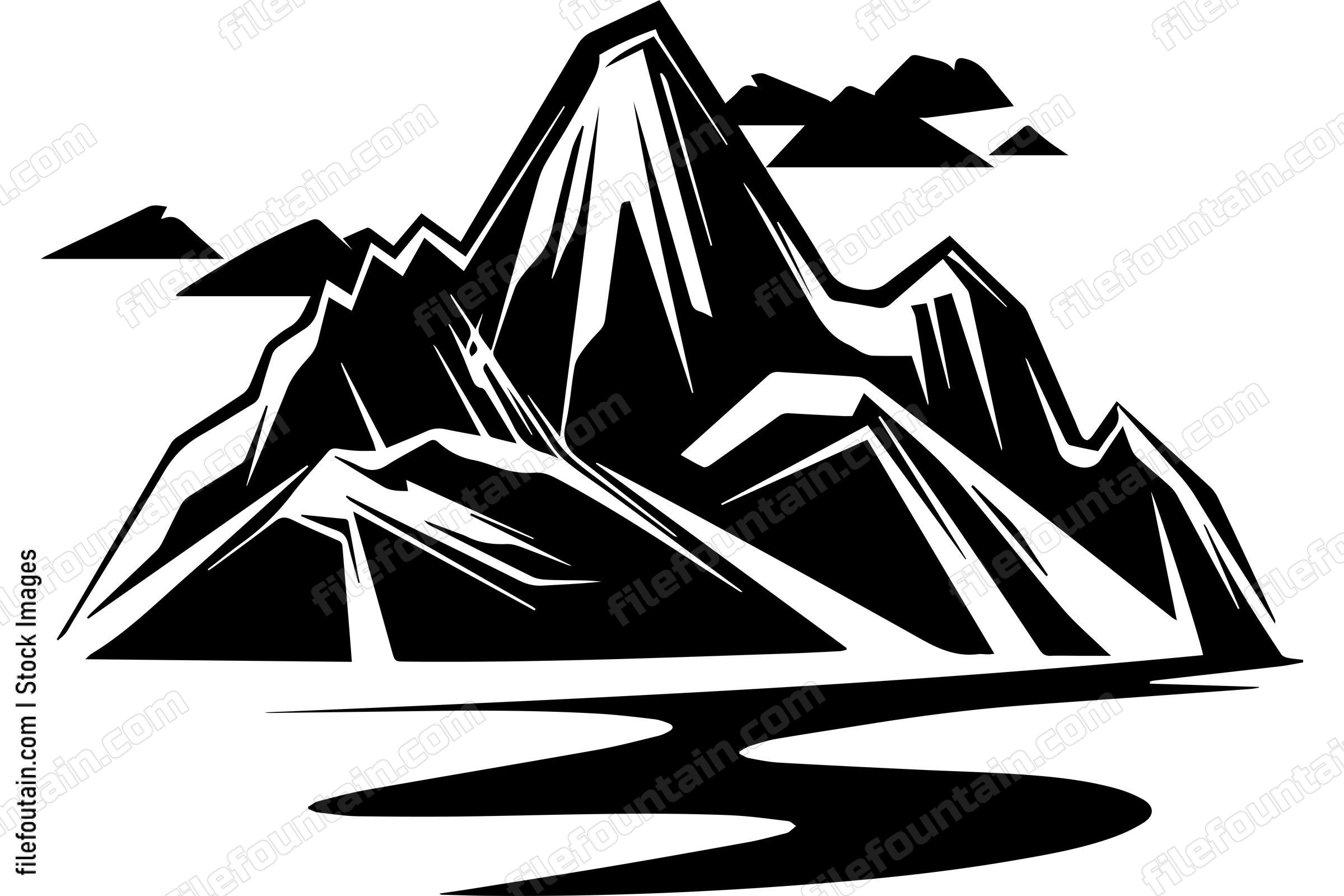 Mountain With a Leading Path