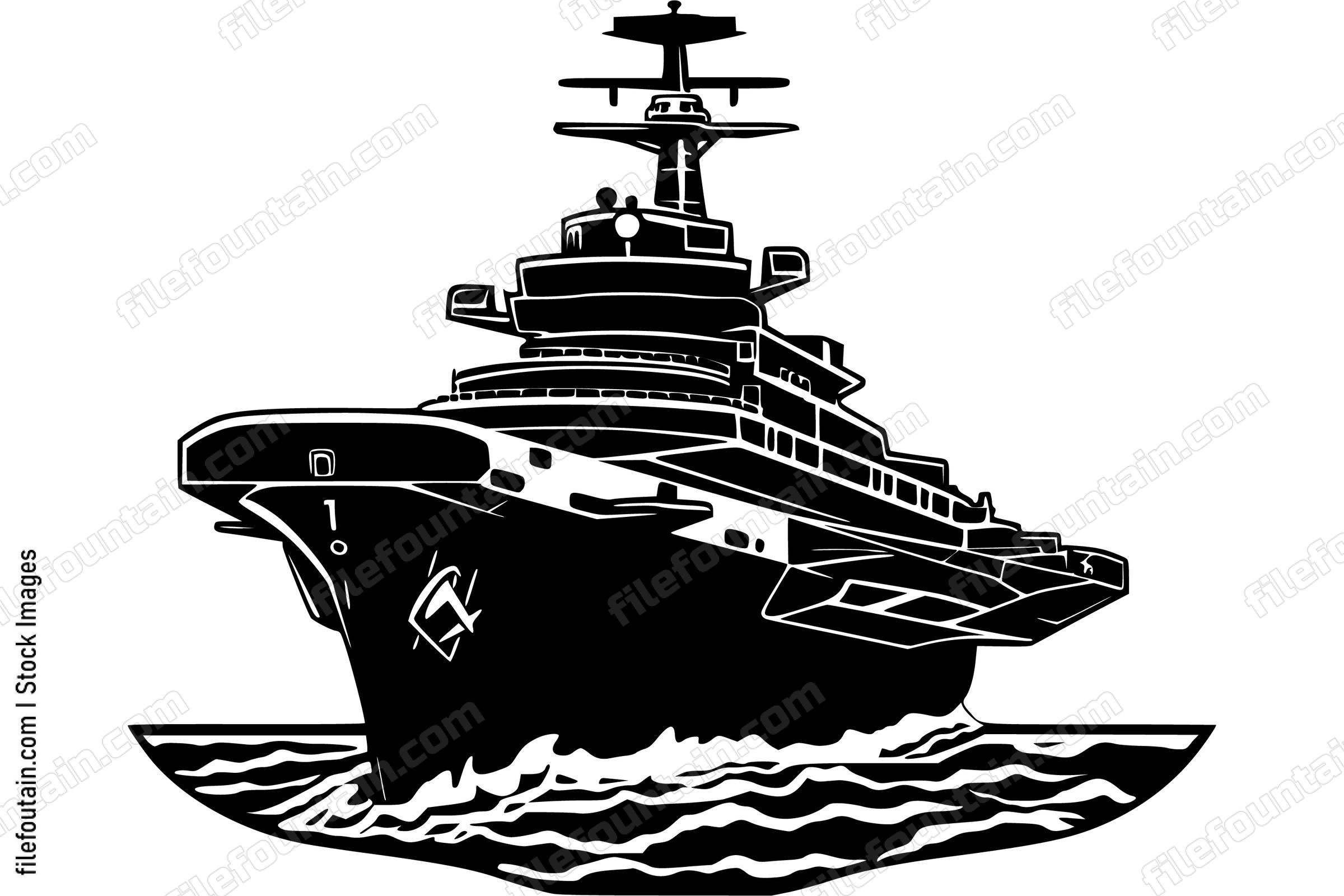 Aircraft Carrier On A Mission