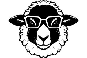 Sheep with Glasses