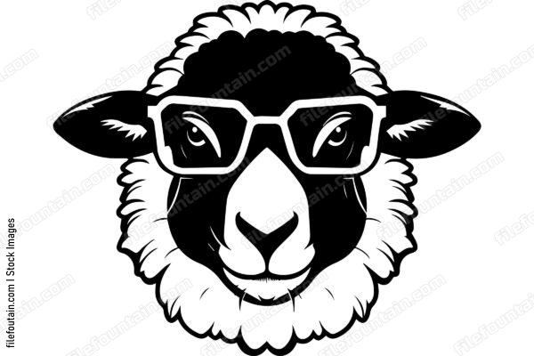 Sheep with Glasses