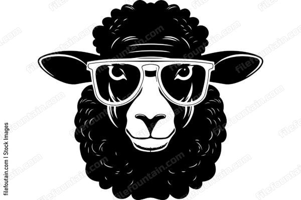 Sheep with Glasses