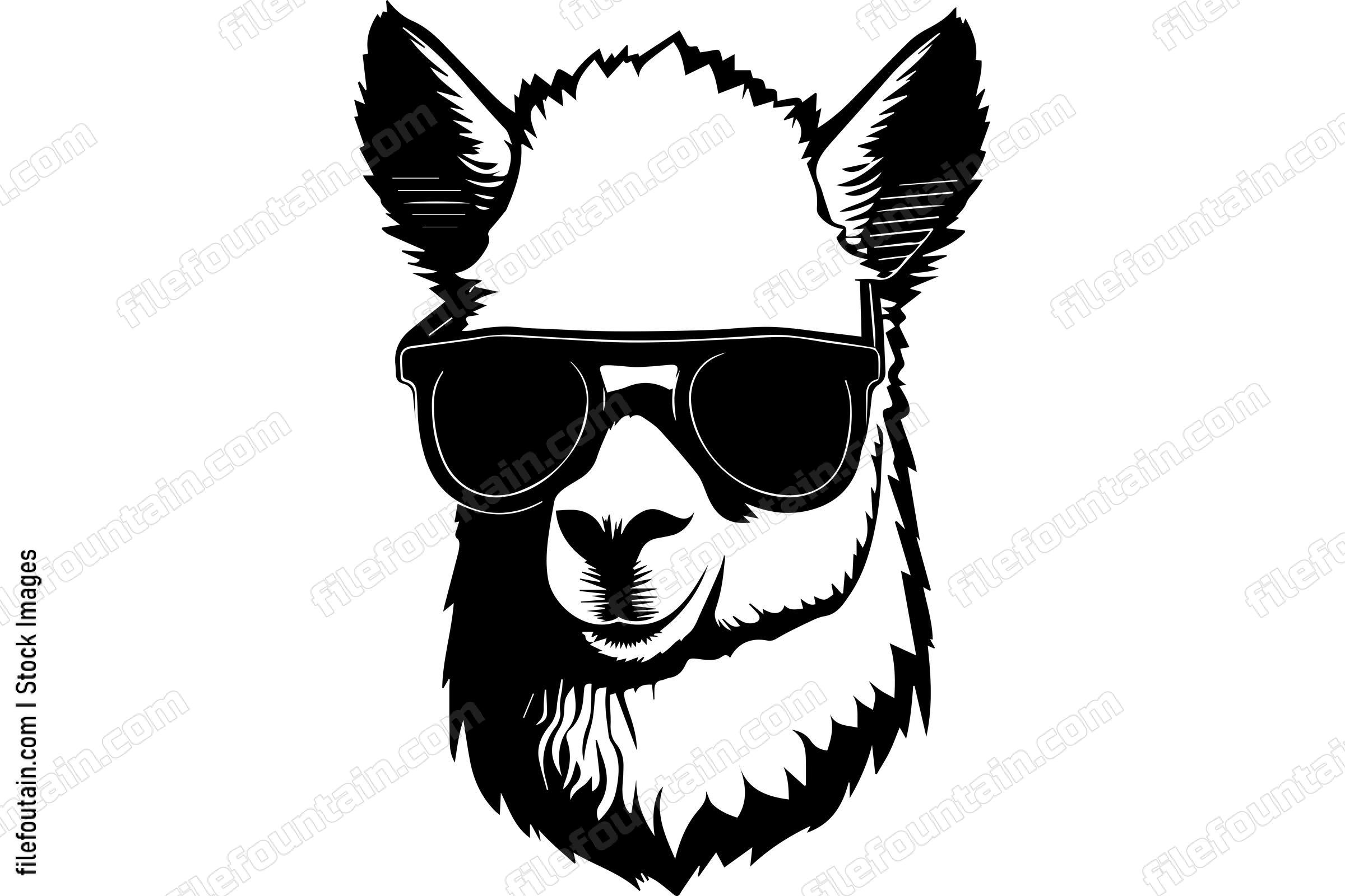 Alpaca In Sunglasses