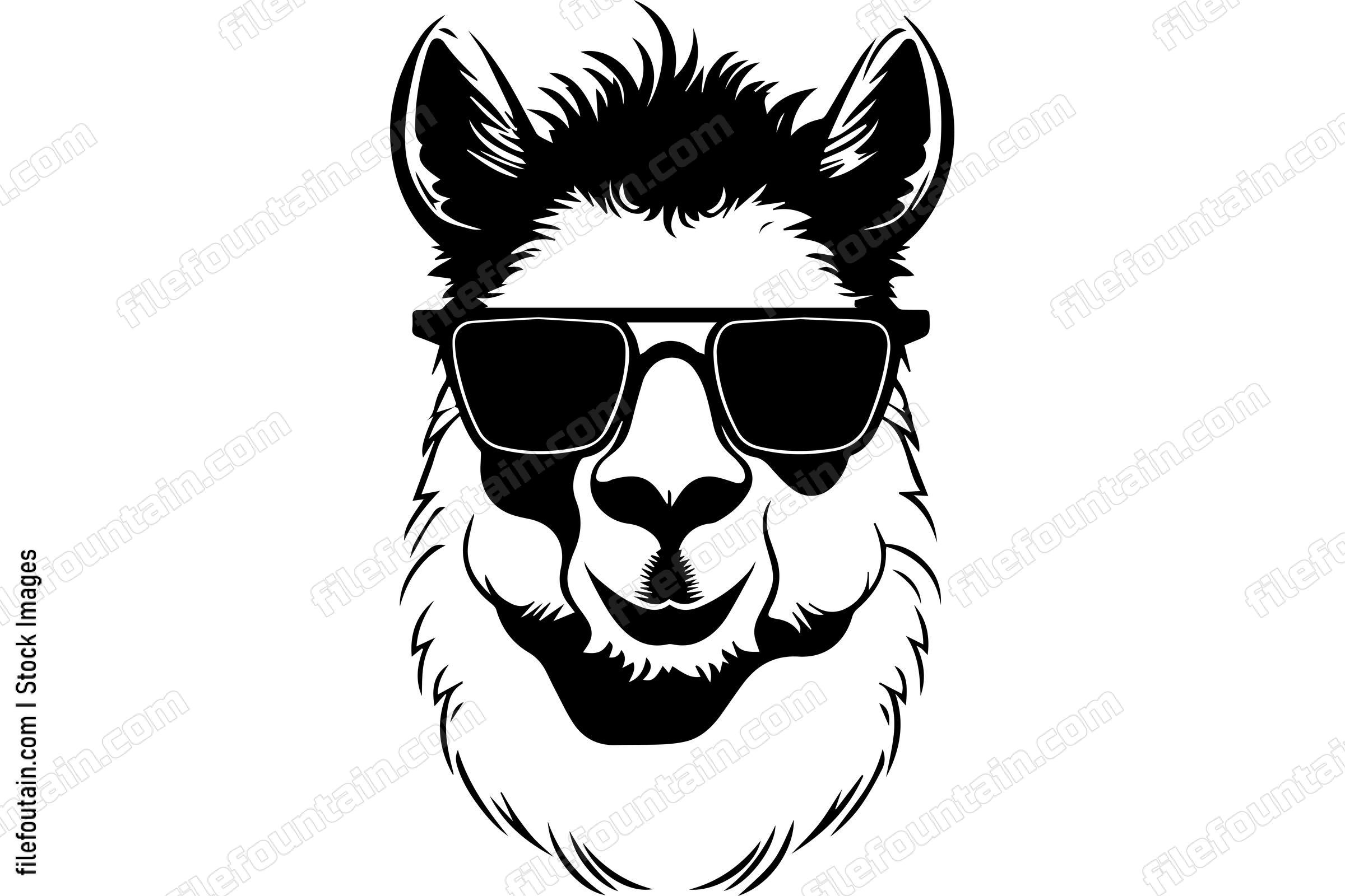 Alpaca In Sunglasses