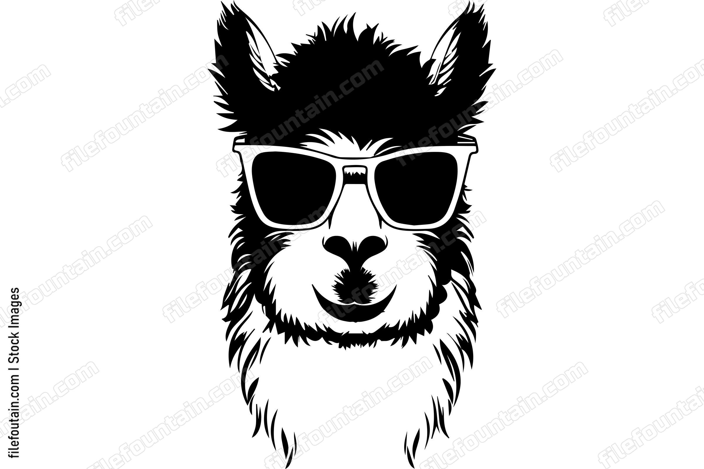 Alpaca In Sunglasses
