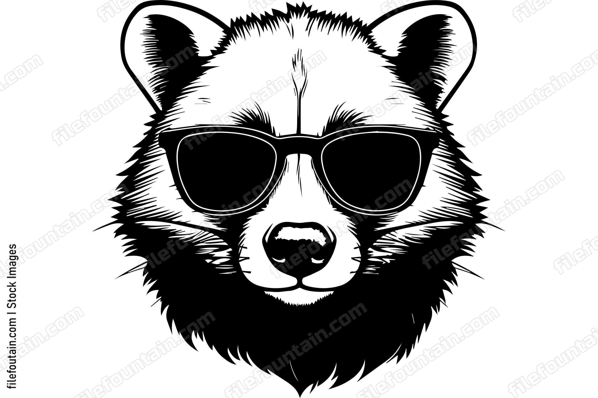 Badger In Sunglasses