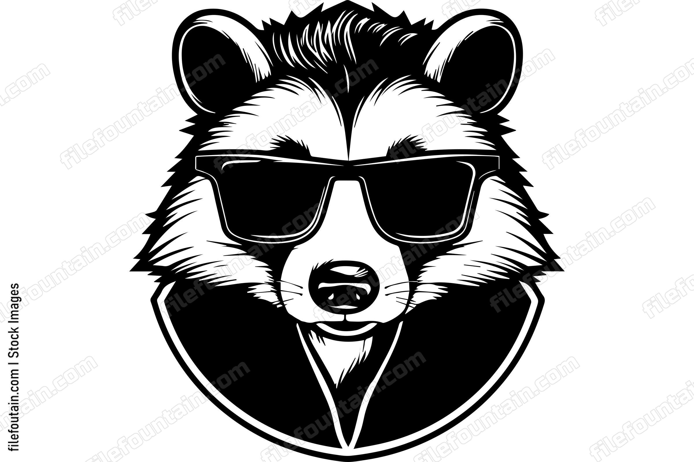 Badger In Sunglasses