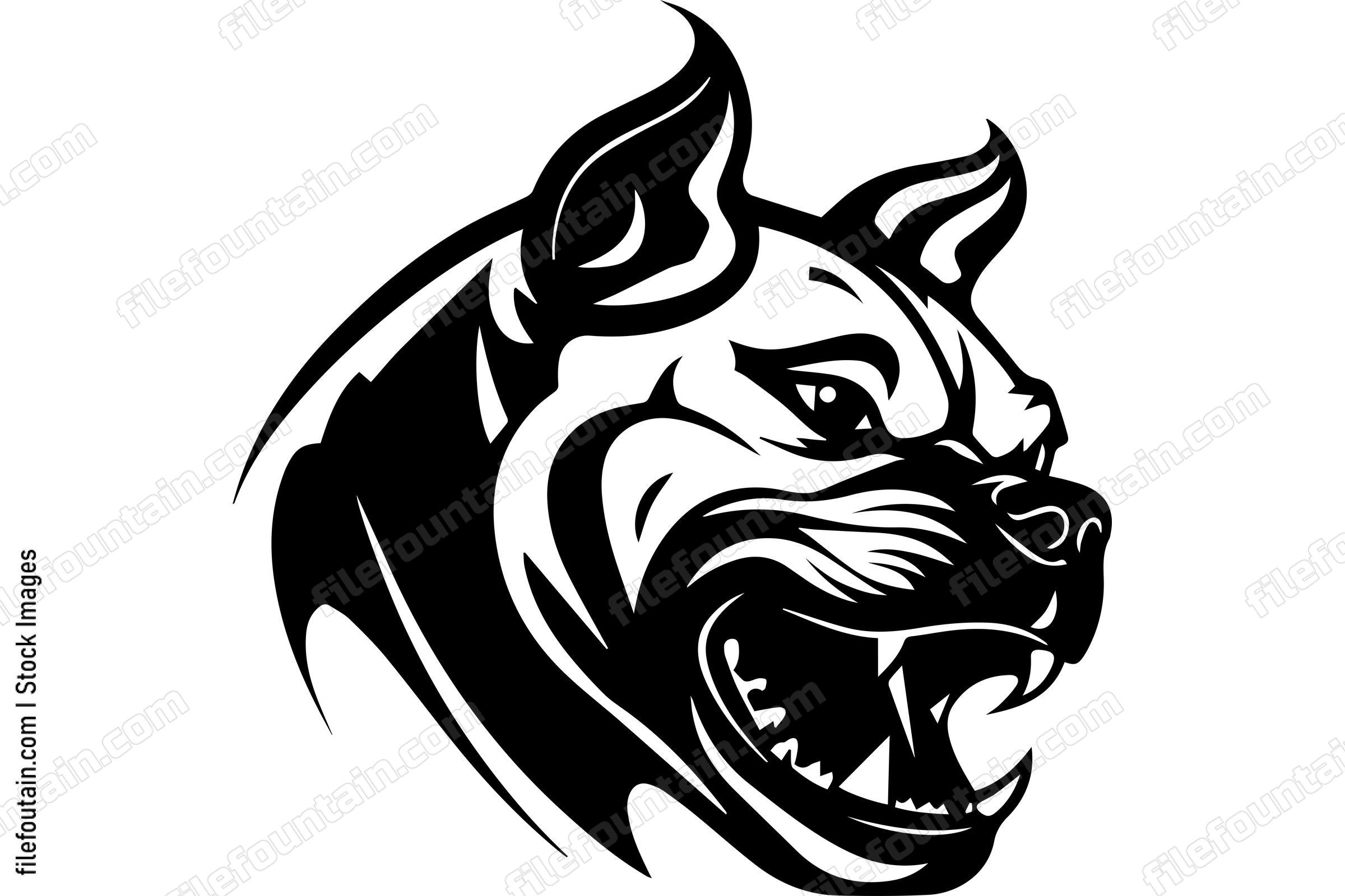 Barking American Pit Bull Terrier