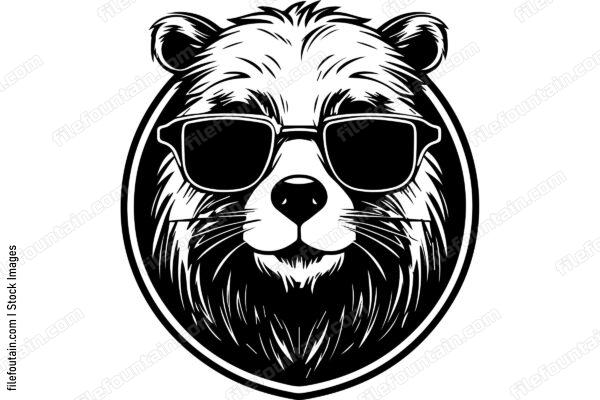 Beaver In Sunglasses