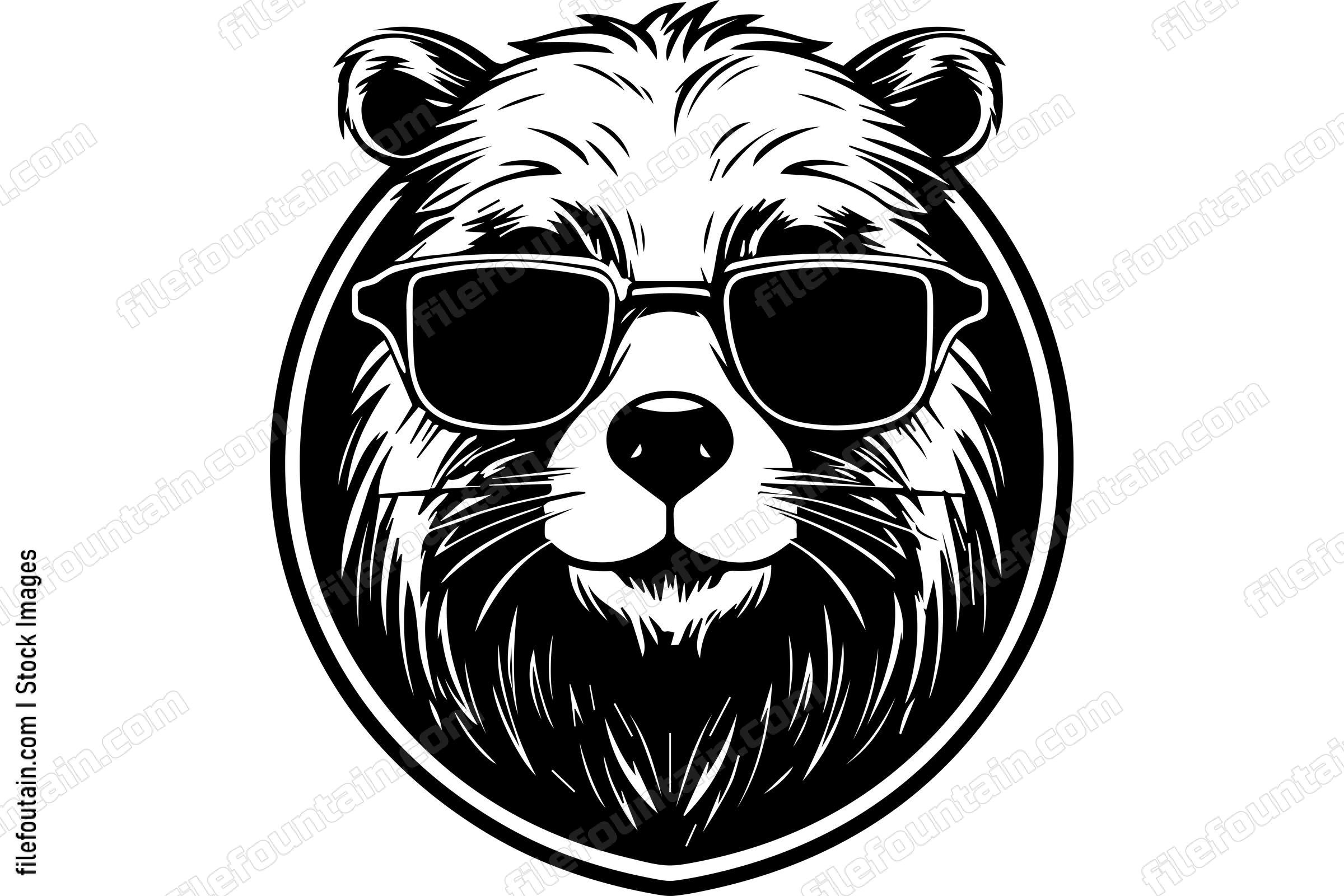 Beaver In Sunglasses