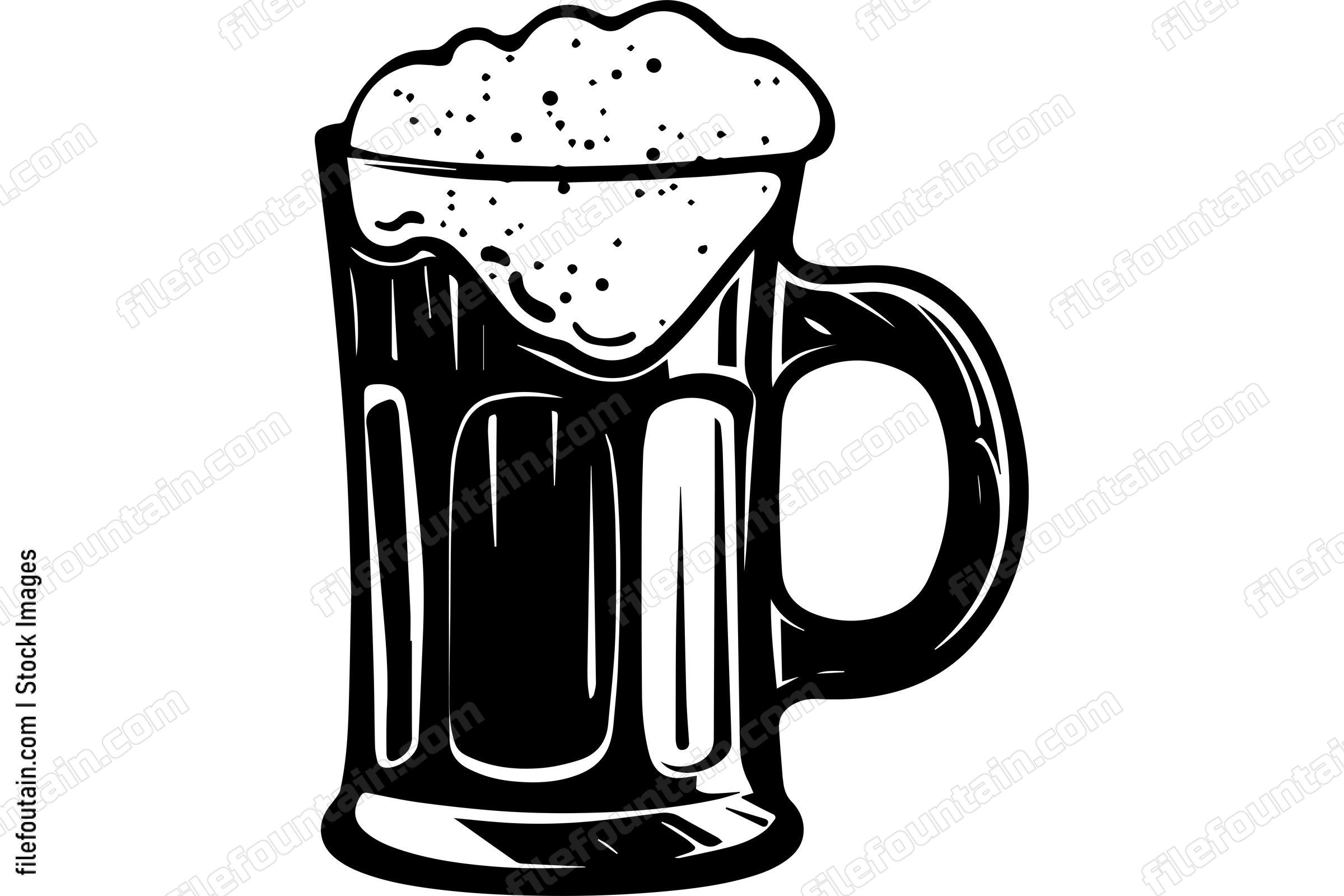 Beer Mug With Foam