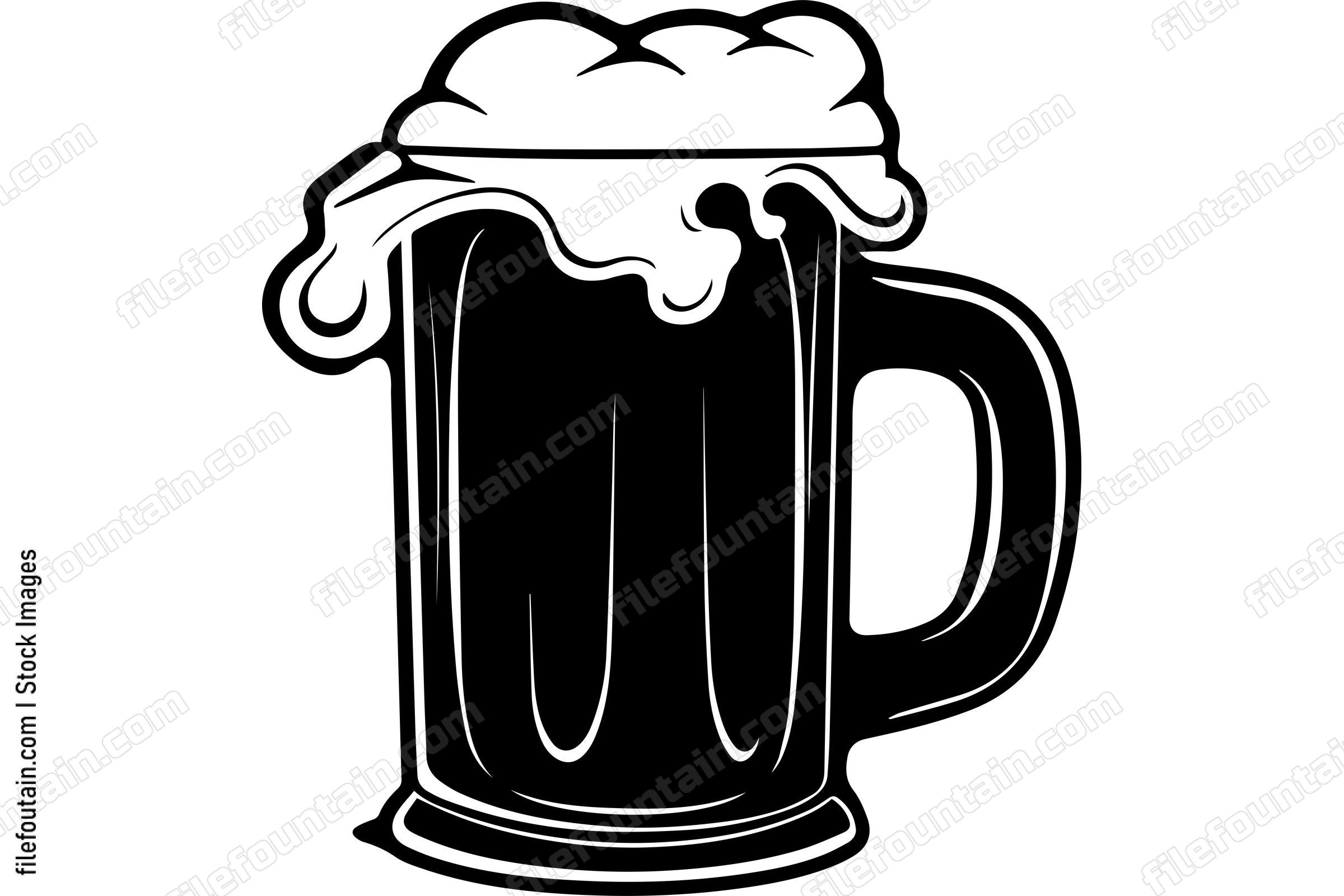 Beer Mug With Foam