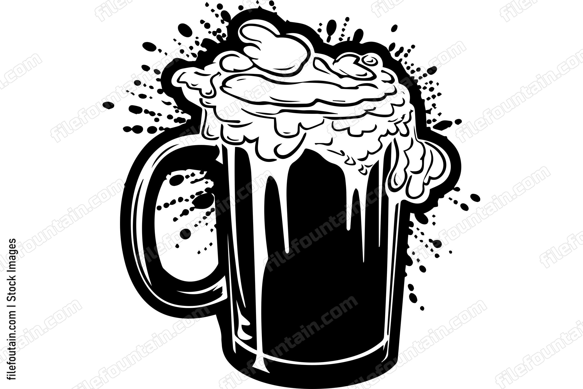Beer Mug With Foam