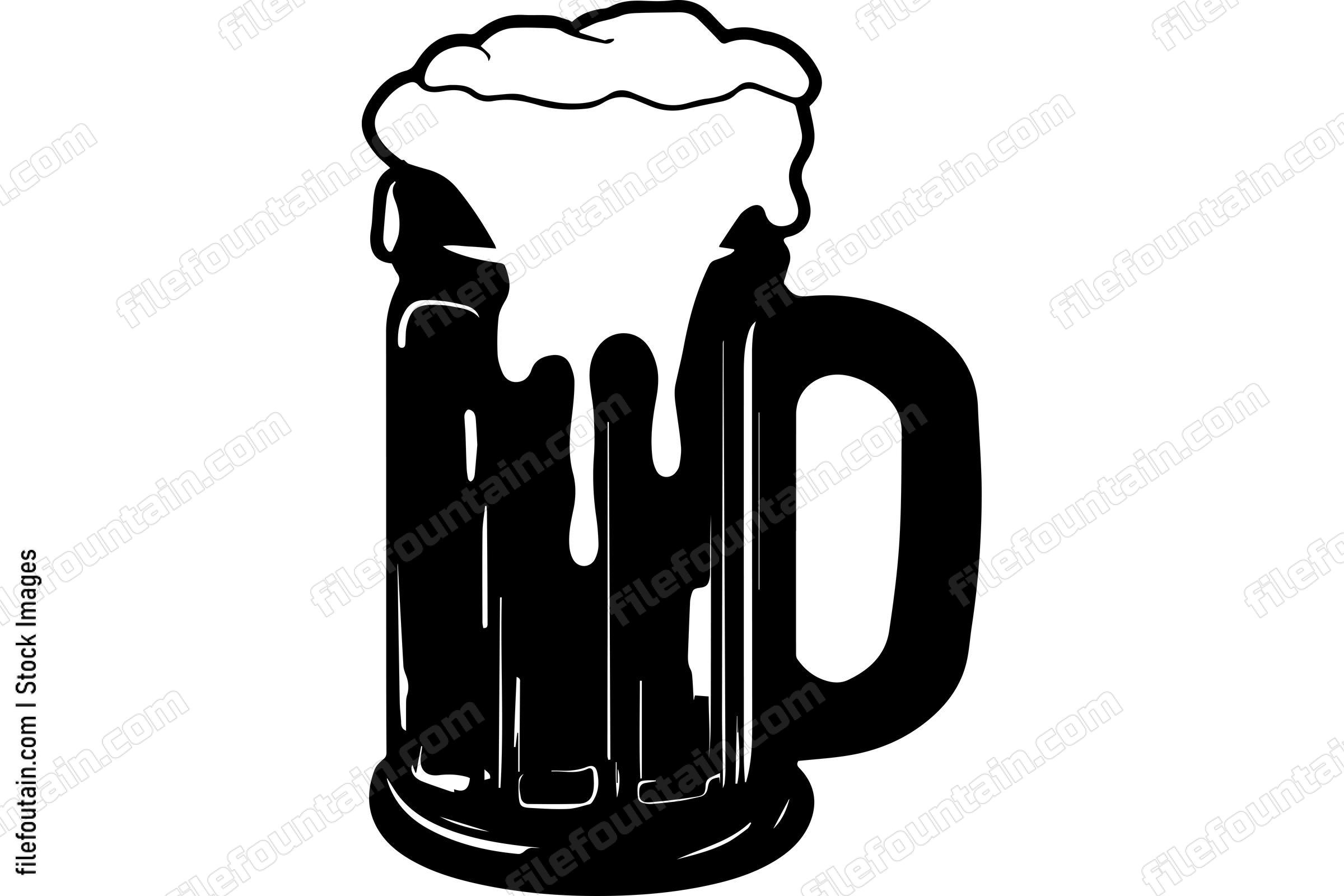 Beer Mug With Foam